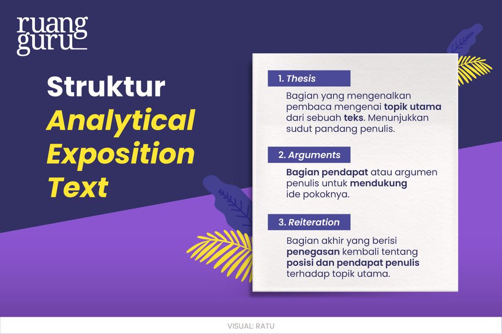 thesis dalam analytical exposition